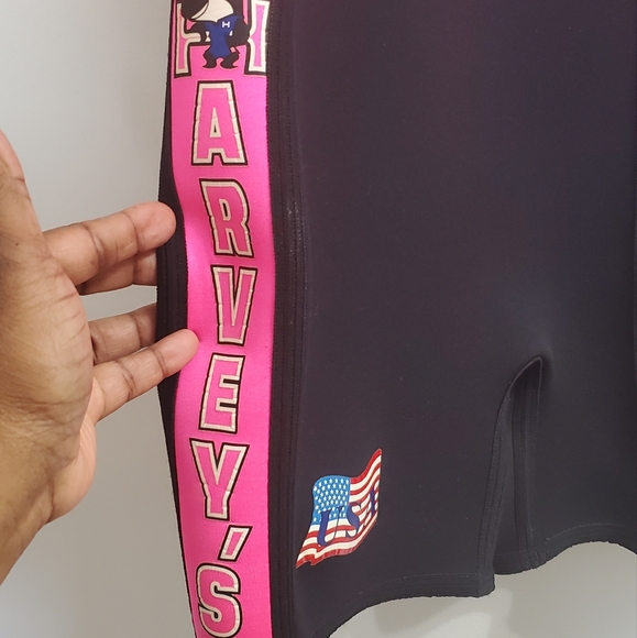 SOLD!!Harvey's Black & Pink Neoprene Scuba Diving Wetsuit Shorts Women’s X-Large - Picture 8 of 10